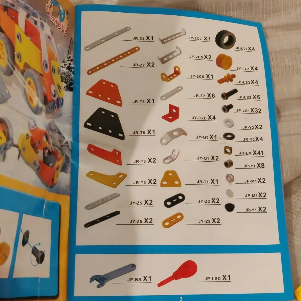STEM flexible Toys Building Play Y2K Construction Construction Developmental Ret